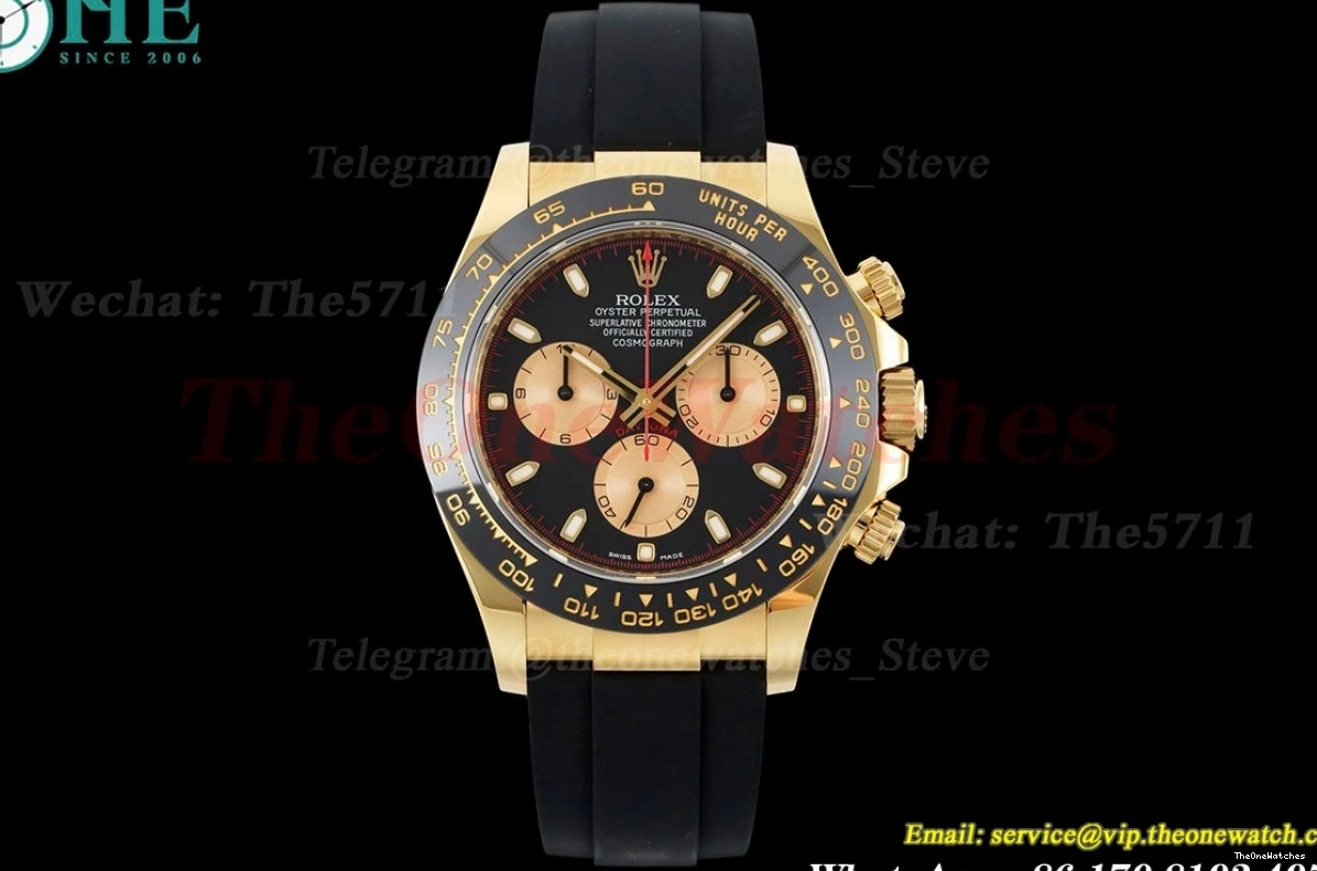 Paul RU YG 40MM Clean 116518 Newman Daytona DD4130 0519